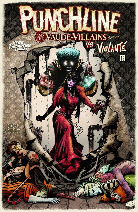 PUNCHLINE AND THE VAUDE-VILLAINS VS VIOLANTE #1 (OF 2) CVR A YVEL GUICHET 8/5/2026