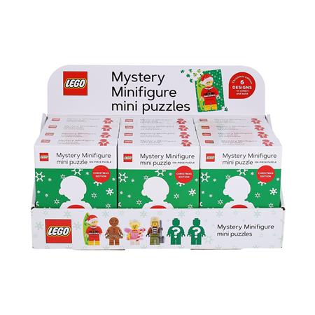 LEGO MYSTERY MINIFIGURE MINI PUZZLE (CHRISTMAS EDITION GREEN) 12 BOX DISPLAY 8/5/2026