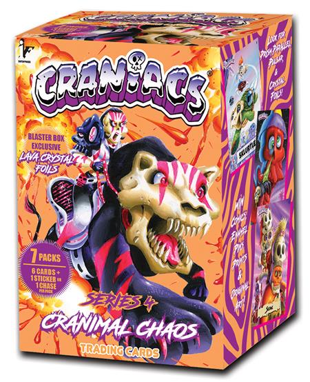 CRANIACS TRADING CARDS SERIES 4 CRANIMAL CHAOS BLASTER BOX 10/14/2026