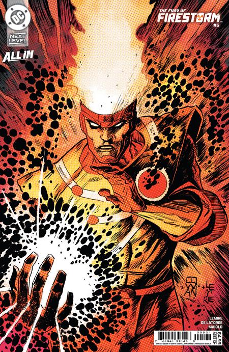 FURY OF FIRESTORM #5 (OF 8) CVR B DENYS COWAN & JEFF LEMIRE CARD STOCK VAR 8/12/2026