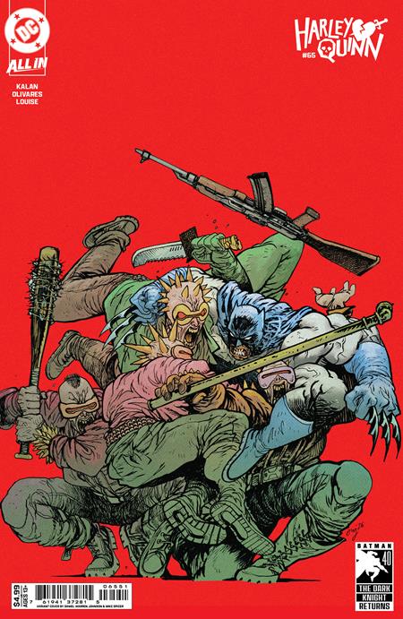 HARLEY QUINN #65 CVR E DANIEL WARREN JOHNSON DARK KNIGHT RETURNS 40TH ANNIVERSARY CARD STOCK VAR 8/26/2026