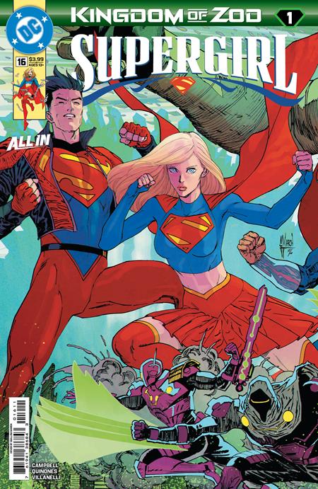 SUPERGIRL #16 CVR A GUILLEM MARCH CONNECTING (KINGDOM OF ZOD) 8/12/2026