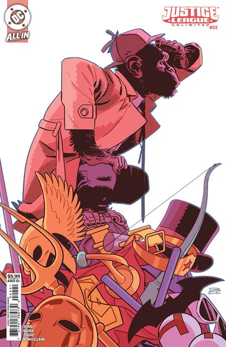 JUSTICE LEAGUE UNLIMITED #22 CVR B BRUNO REDONDO CARD STOCK VAR 8/26/2026