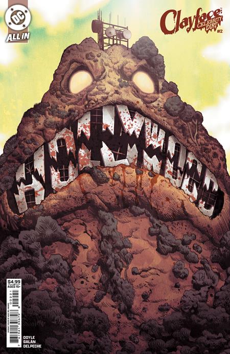 CLAYFACE CELEBRITY DIRT #2 (OF 6) CVR B MIKE DEL MUNDO CARD STOCK VAR 8/12/2026