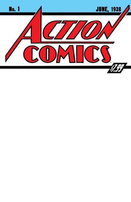 ACTION COMICS #1 FACSIMILE EDITION CVR B BLANK CARD STOCK VAR (2026) 8/26/2026