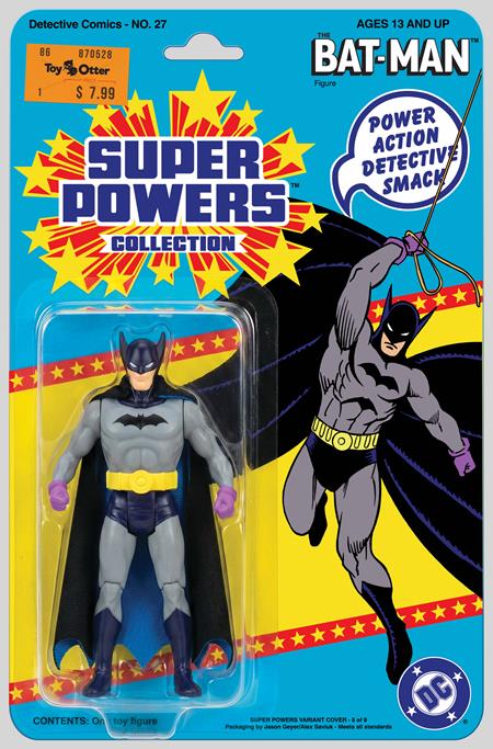 DETECTIVE COMICS #27 FACSIMILE EDITION CVR B JASON GEYER & ALEX SAVIUK FIRST APPEARANCE BATMAN SUPER POWERS ACTION FIGURE CARD STOCK VAR (2026) 8/5/2026