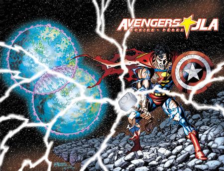 AVENGERS JLA #4 FACSIMILE EDITION CVR A GEORGE PEREZ WRAPAROUND 8/26/2026