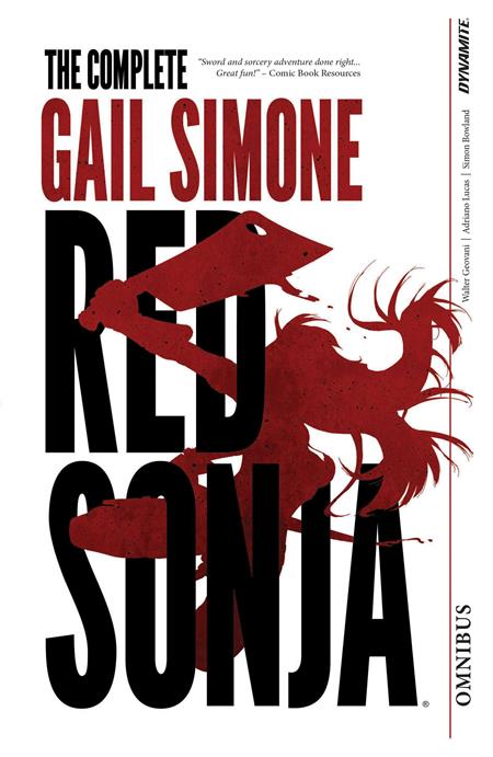COMPLETE GAIL SIMONE RED SONJA OMNIBUS TP 8/12/2026