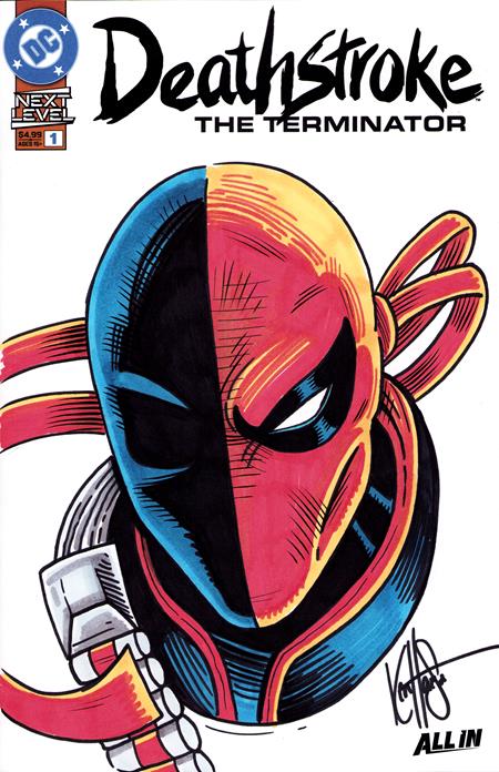 DF DEATHSTROKE THE TERMINATOR #1 SIGNED AND REMARKED BY KEN HAESER 8/26/2026