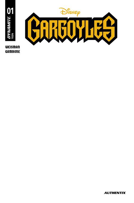 GARGOYLES (2026) #1 CVR E BLANK AUTHENTIX VAR 8/12/2026