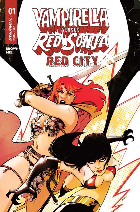 VAMPIRELLA VS RED SONJA RED CITY #1 CVR A SEBASTIAN PIRIZ 8/5/2026