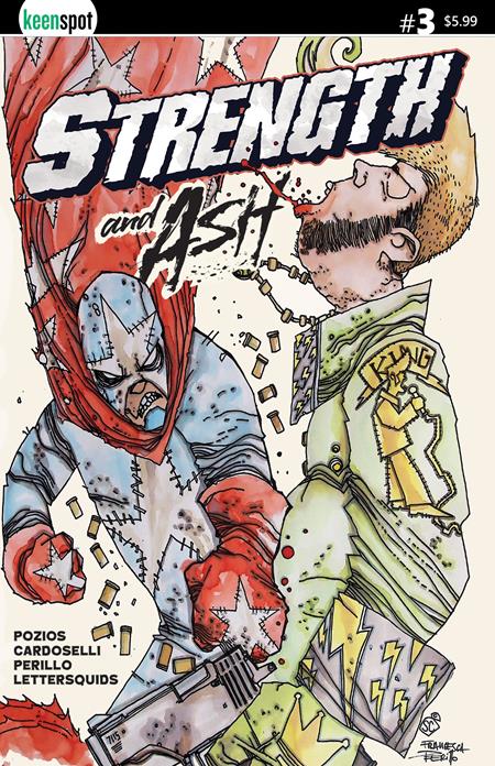 STRENGTH & ASH #3 CVR A STEFANO CARDOSELLI & FRANCESCA PERILLO KING OF FIGHTERS 8/19/2026
