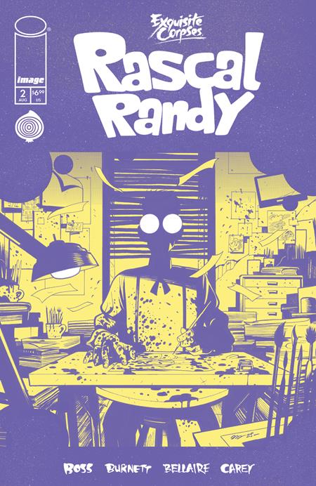 EXQUISITE CORPSES RASCAL RANDY #2 (OF 5) CVR C DYLAN BURNETT POLYBAGGED WITH COLLECTIBLE CARD VAR (MR) 8/12/2026