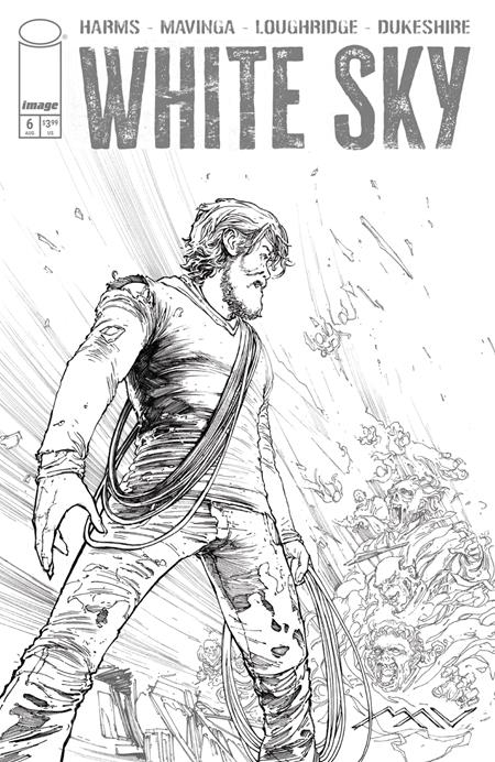 WHITE SKY #6 CVR C JP MAVINGA B&W VAR 9/30/2026