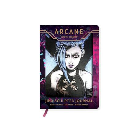 ARCANE SCULPTED JOURNAL JINX HC 8/12/2026