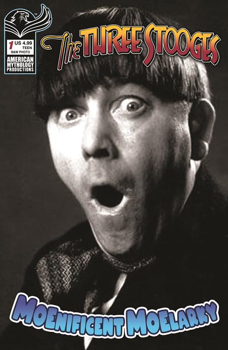 THREE STOOGES MOENIFICENT MOELARKY #1 CVR C B&W PHOTO VAR 8/26/2026