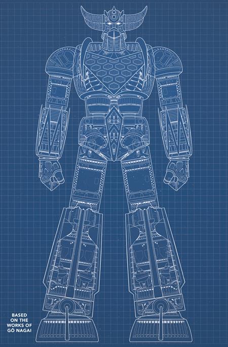 UFO ROBOT GRENDIZER #1 (OF 4) CVR E BLUEPRINT DENIS BAJRAM & BRICE COSSU VAR 8/5/2026