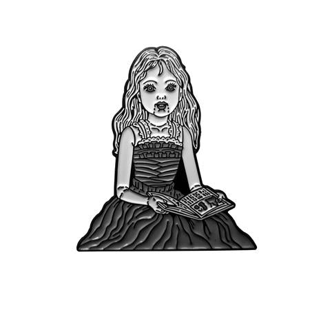 JUNJI ITO HELL DOLL ENAMEL PIN BADGE 9/16/2026