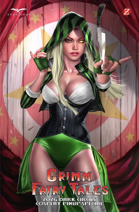 GRIMM FAIRY TALES 2026 DARK CIRCUS COSPLAY PINUP SPECIAL (ONE SHOT) CVR B JOSH BURNS VAR 9/9/2026