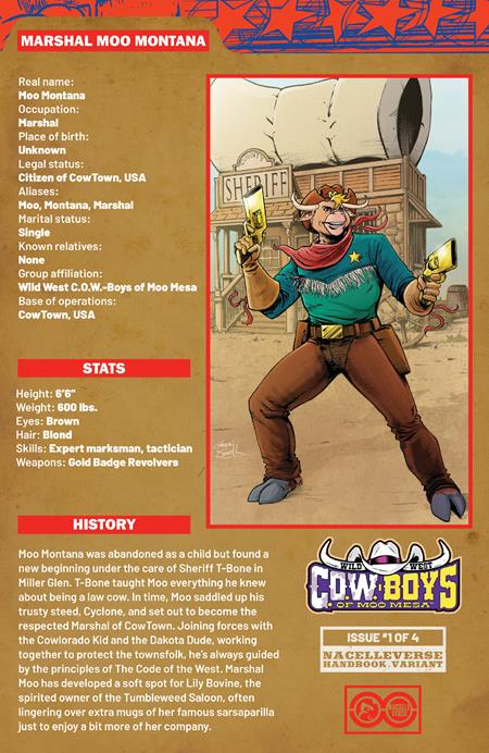 WILD WEST COW-BOYS OF MOO MESA #1 (OF 4) CVR D GAVIN SMITH HANDBOOK VAR 9/17/2025