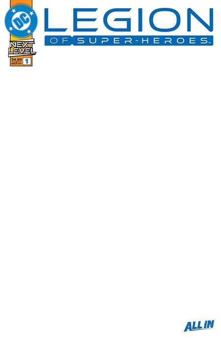 LEGION OF SUPER-HEROES #1 CVR F BLANK CARD STOCK VAR 9/2/2026