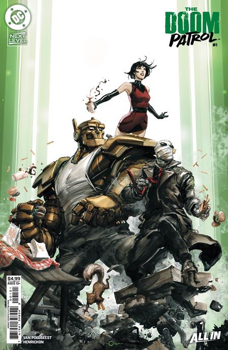 DOOM PATROL #1 CVR B CLAYTON CRAIN CARD STOCK VAR 9/2/2026