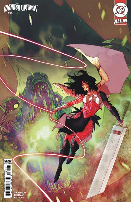 ABSOLUTE WONDER WOMAN #24 CVR D CARMINE DI GIANDOMENICO CARD STOCK VAR 9/23/2026