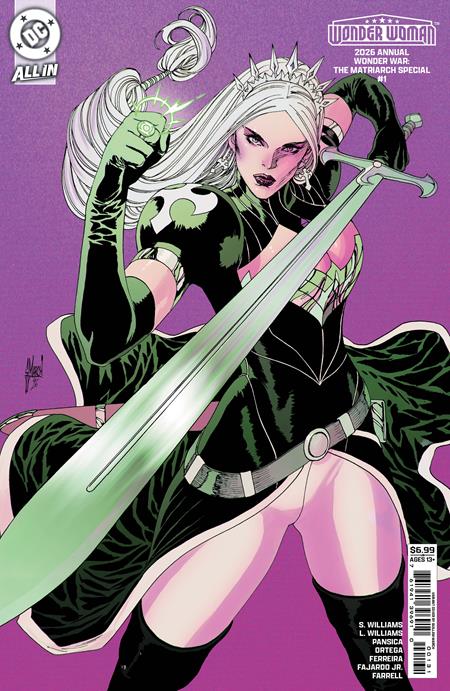 WONDER WOMAN 2026 ANNUAL WONDER WAR THE MATRIARCH SPECIAL #1 (ONE SHOT) CVR C GUILLEM MARCH CARD STOCK VAR 9/30/2026