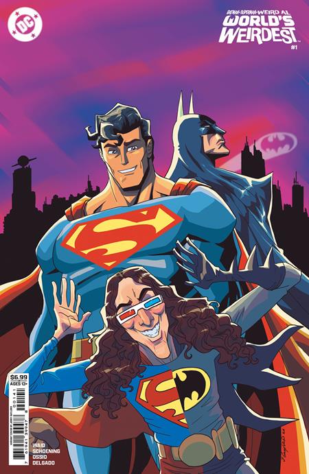 BATMAN SUPERMAN WEIRD AL WORLDS WEIRDEST #1 (ONE SHOT) CVR D JERRY GAYLORD CARD STOCK VAR 9/2/2026