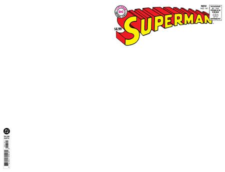 SUPERMAN #141 FACSIMILE EDITION CVR B BLANK CARD STOCK VAR 9/23/2026