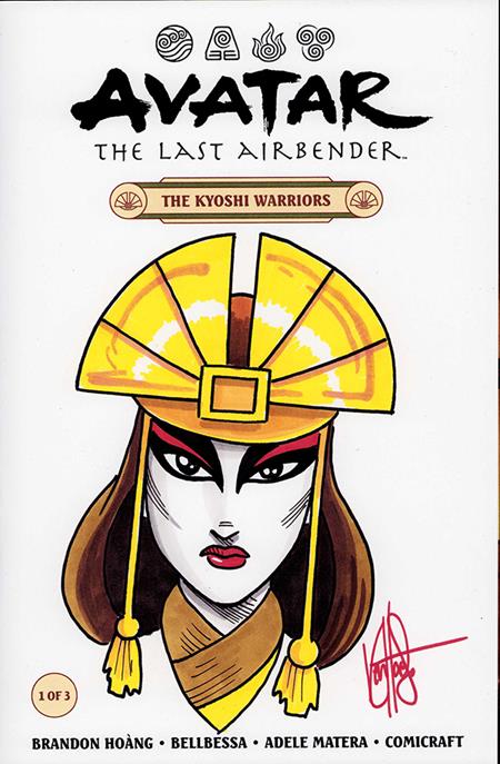 DF AVATAR THE LAST AIRBENDER  THE KYOSHI WARRIORS #1 SIGNED AND REMARKED BY KEN HAESER 9/30/2026
