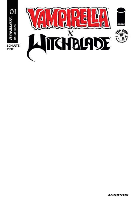 VAMPIRELLA X WITCHBLADE SPECIAL #1 (ONE SHOT) CVR F BLANK AUTHENTIX VAR 9/30/2026