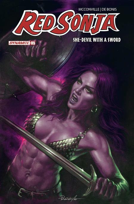 RED SONJA SHE DEVIL WITH A SWORD #5 CVR K LUCIO PARRILLO ULTRAVIOLET VAR 9/2/2026