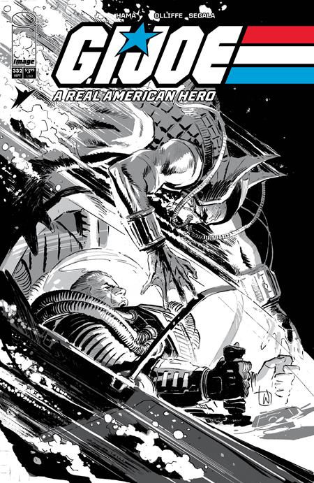 GI JOE A REAL AMERICAN HERO #332 CVR B LEE WEEKS B&W VAR 9/9/2026