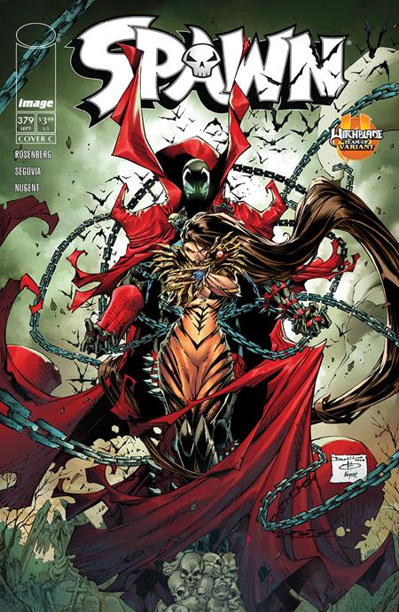 SPAWN #379 CVR C BRETT BOOTH WITCHBLADE TEAM UP VAR 9/30/2026