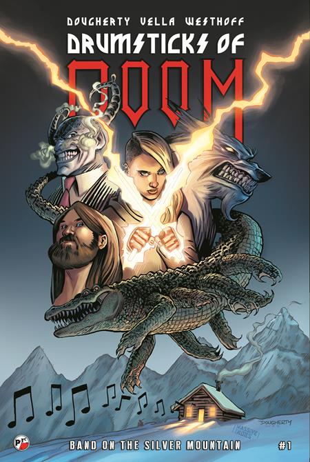 DRUMSTICKS OF DOOM BAND ON THE SILVER MOUNTAIN #1 (OF 3) CVR A DAN DOUGHERTY  9/30/2026