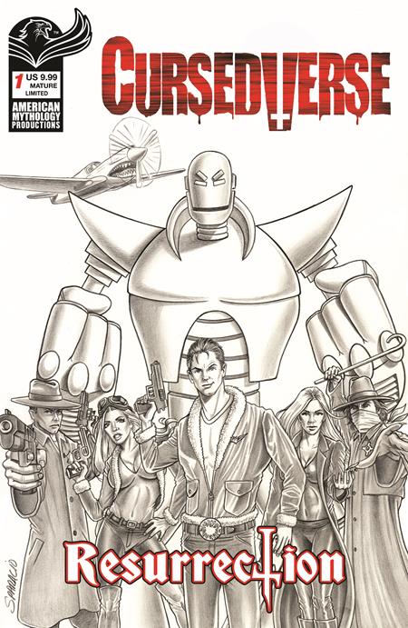 CURSEDVERSE RESURRECTION #1 CVR E MARK SPARACIO LTD B&W VAR 9/30/2026