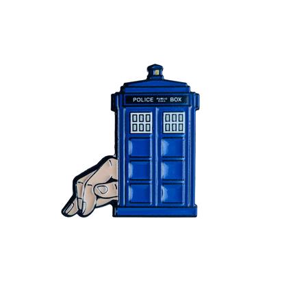 DOCTOR WHO TWELFTH DOCTORS FLATLINE TARDIS ENAMEL PIN BADGE 10/14/2026