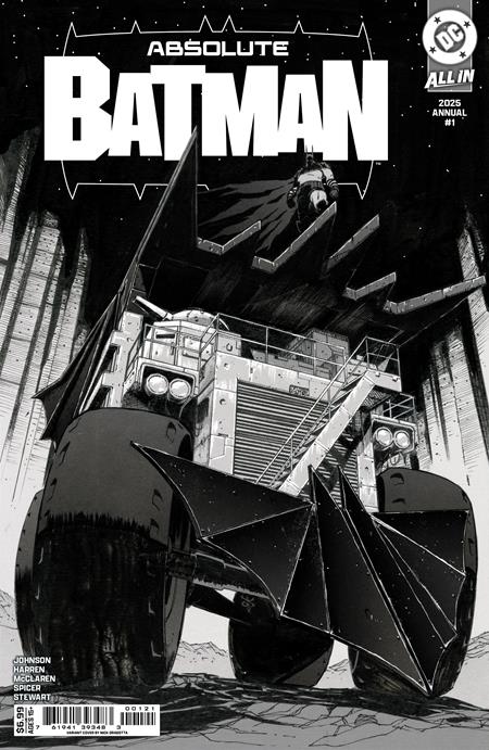 ABSOLUTE BATMAN 2025 ANNUAL #1 (ONE SHOT) CVR B NICK DRAGOTTA CARD STOCK VAR 10/29/2025