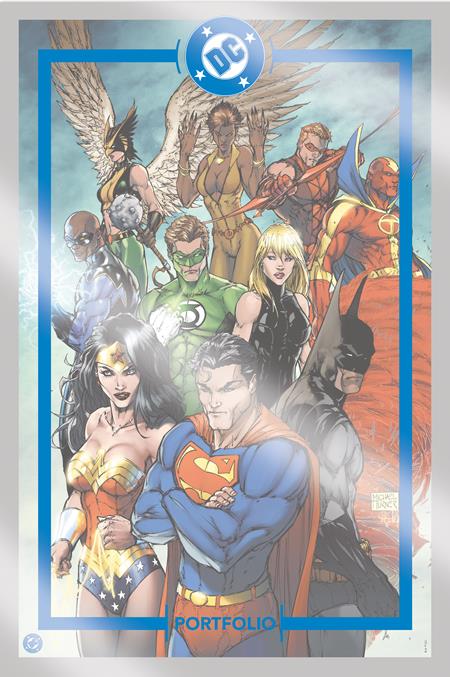 DC PORTFOLIO OF MICHAEL TURNER JLA & THE FLASH 9 PRINT SET 11/18/2026
