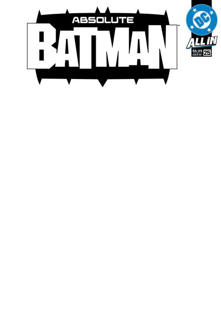 ABSOLUTE BATMAN #25 CVR E BLANK CARD STOCK VAR 10/28/2026