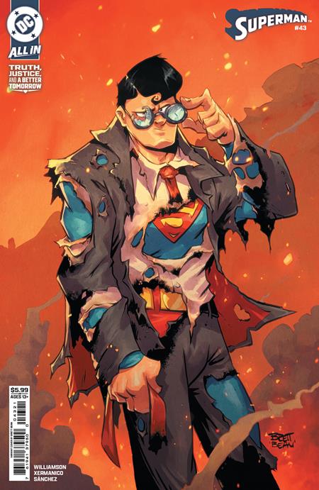SUPERMAN #43 CVR B BRETT BEAN CARD STOCK VAR 10/28/2026