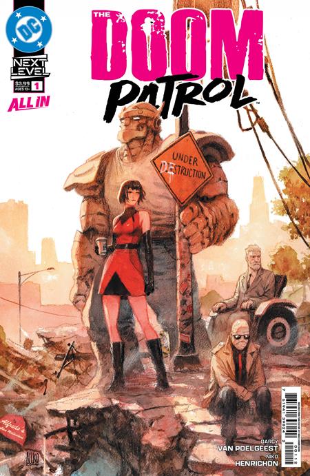 DOOM PATROL #1 Second Printing Cvr A Niko Henrichon 11/4/2026