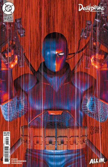 DF DEATHSTROKE THE TERMINATOR #4 MARK SPEARS VARIANT SIGNED BY TONY FLEECS 10/28/2026