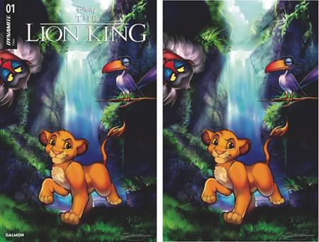 LION KING #1 CVRS W & X SUKESHA RAY TRADE & VIRGIN DYNAMITE COM EXCLUSIVE SET (BUNDLE OF 2) VAR 9/30/2026