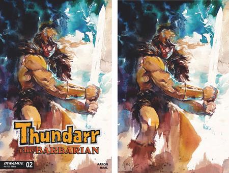 THUNDARR THE BARBARIAN #2 CVRS O & P ITO TRADE & VIRGIN DYNAMITE COM EXCLUSIVE SET (BUNDLE OF 2) VAR 9/30/2026