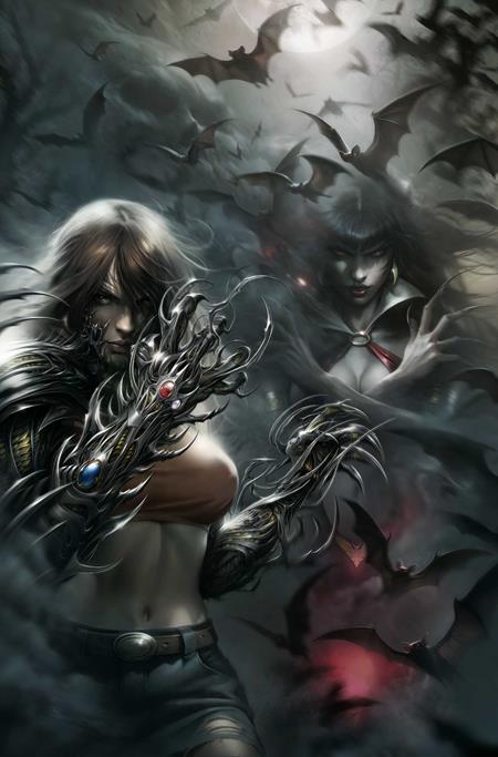 VAMPIRELLA X WITCHBLADE SPECIAL #1 (ONE SHOT) CVR P FRANCESCO MATTINA FOIL VIRGIN VAR 9/30/2026