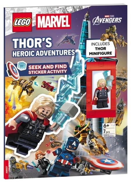 LEGO MARVEL THORS HEROIC ADVENTURES SEEK AND FIND STICKER ACTIVITY BOOK TP 10/7/2026