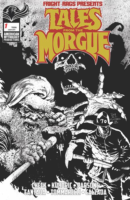 FRIGHT RAGS PRESENTS TALES FROM THE MORGUE #1 (ONE SHOT) CVR E ROY ALLAN MARTINEZ CENTURY LIMITED B&W VAR 11/4/2026