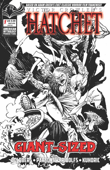 GIANT SIZED HATCHET HALLOWEEN #1 (ONE SHOT) CVR F ROY ALLAN MARTINEZ LIMITED B&W VAR 10/28/2026